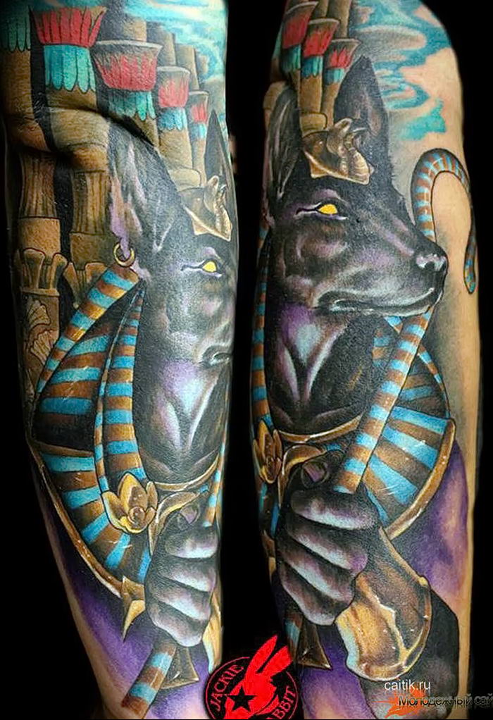 photo tattoo anubis от 25.09.2018 №244 - drawing - egyptian god figure - tattoovalue.net