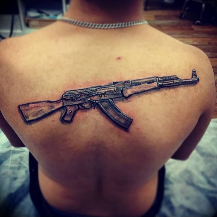 Furu Ink  AR15 Automatic Rifle     tatuointi  Facebook