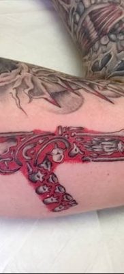 photo tattoo assault rifle tattoo от 05.09.2018 №013 – drawing example – tattoovalue.net