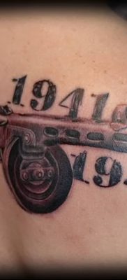 photo tattoo assault rifle tattoo от 05.09.2018 №016 – drawing example – tattoovalue.net