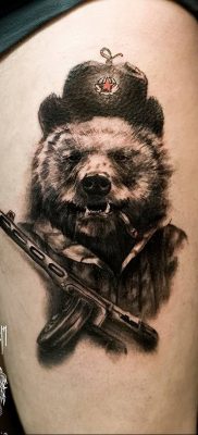 photo tattoo assault rifle tattoo от 05.09.2018 №028 – drawing example – tattoovalue.net