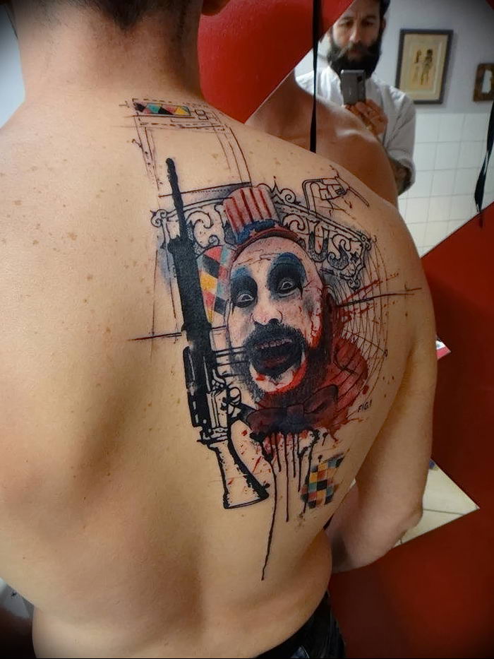 photo tattoo assault rifle tattoo от 05.09.2018 №038 - drawing example - tattoovalue.net