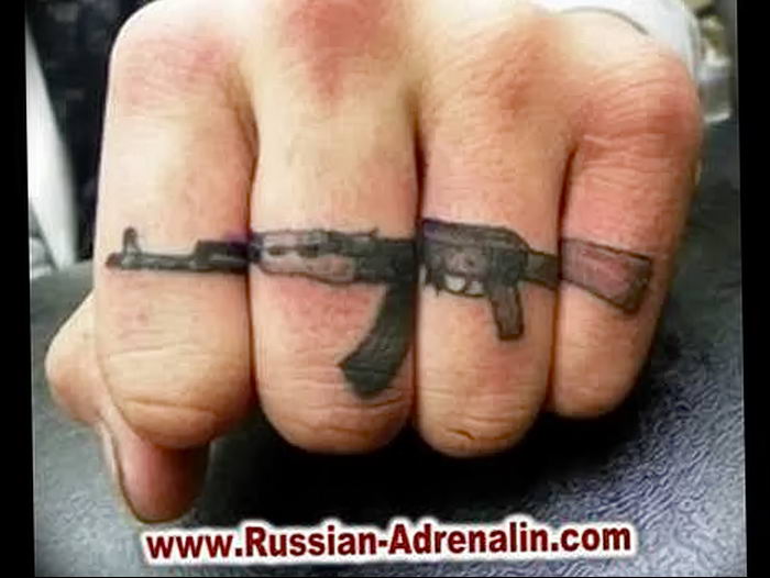 photo tattoo assault rifle tattoo от 05.09.2018 №040 - drawing example - tattoovalue.net