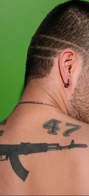 photo tattoo assault rifle tattoo от 05.09.2018 №045 – drawing example – tattoovalue.net