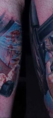 photo tattoo assault rifle tattoo от 05.09.2018 №055 – drawing example – tattoovalue.net