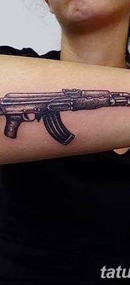 photo tattoo assault rifle tattoo от 05.09.2018 №060 – drawing example – tattoovalue.net