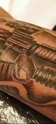 photo tattoo assault rifle tattoo от 05.09.2018 №064 – drawing example – tattoovalue.net