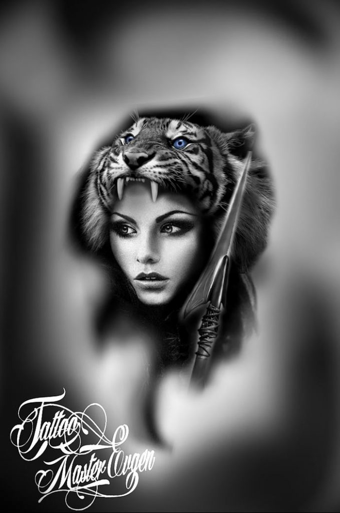 The value of the Amazon tattoo meaning, history, photo drawings, sketches