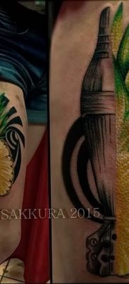 photo tattoo pineapple от 10.09.2018 №002 – example of drawing a tattoo – tattoovalue.net