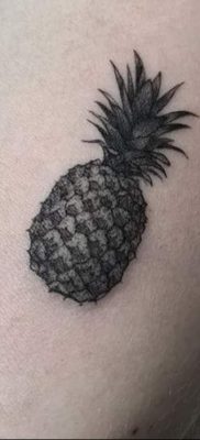 photo tattoo pineapple от 10.09.2018 №008 – example of drawing a tattoo – tattoovalue.net