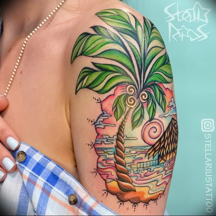 photo tattoo pineapple от 10.09.2018 №134 - example of drawing a tattoo - tattoovalue.net