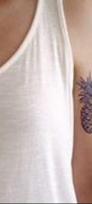 photo tattoo pineapple от 10.09.2018 №137 – example of drawing a tattoo – tattoovalue.net