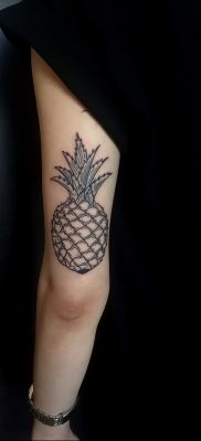 photo tattoo pineapple от 10.09.2018 №142 – example of drawing a tattoo – tattoovalue.net
