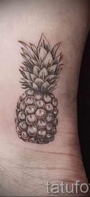 photo tattoo pineapple от 10.09.2018 №152 – example of drawing a tattoo – tattoovalue.net