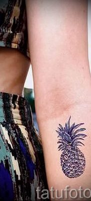 photo tattoo pineapple от 10.09.2018 №153 – example of drawing a tattoo – tattoovalue.net