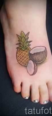 photo tattoo pineapple от 10.09.2018 №164 – example of drawing a tattoo – tattoovalue.net