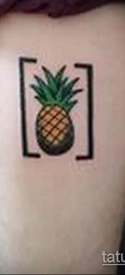 photo tattoo pineapple от 10.09.2018 №169 – example of drawing a tattoo – tattoovalue.net