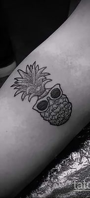 photo tattoo pineapple от 10.09.2018 №170 – example of drawing a tattoo – tattoovalue.net
