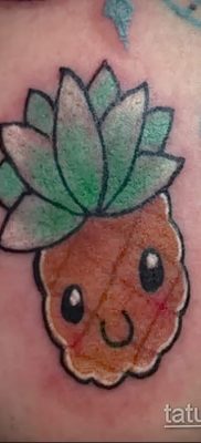 photo tattoo pineapple от 10.09.2018 №172 – example of drawing a tattoo – tattoovalue.net
