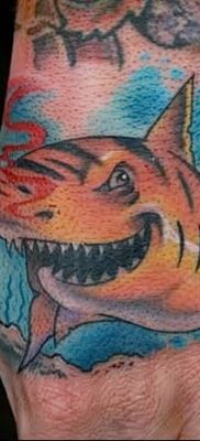 photo tattoo shark от 25.09.2018 №114 – drawing of the predator of the seas – tattoovalue.net