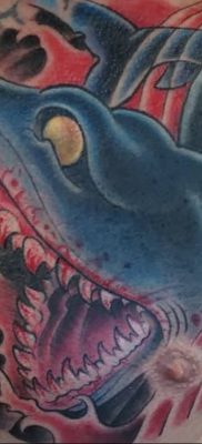 photo tattoo shark от 25.09.2018 №117 – drawing of the predator of the seas – tattoovalue.net