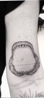 photo tattoo shark от 25.09.2018 №118 – drawing of the predator of the seas – tattoovalue.net