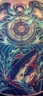 photo tattoo shark от 25.09.2018 №138 – drawing of the predator of the seas – tattoovalue.net