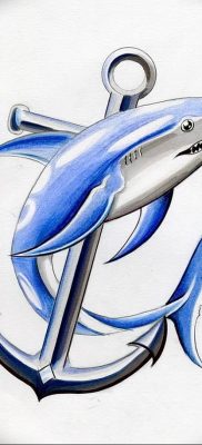 photo tattoo shark от 25.09.2018 №140 – drawing of the predator of the seas – tattoovalue.net