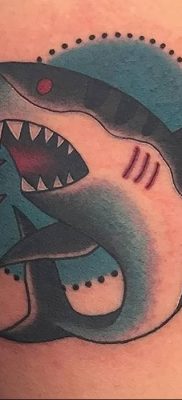 photo tattoo shark от 25.09.2018 №143 – drawing of the predator of the seas – tattoovalue.net