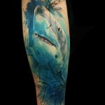 photo tattoo shark от 25.09.2018 №154 - drawing of the predator of the seas - tattoovalue.net