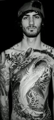 photo tattoo shark от 25.09.2018 №195 – drawing of the predator of the seas – tattoovalue.net
