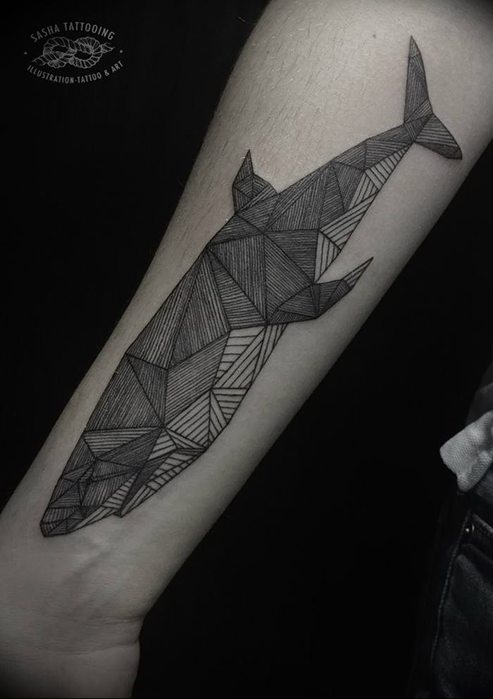 photo tattoo shark от 25.09.2018 №209 - drawing of the predator of the seas - tattoovalue.net