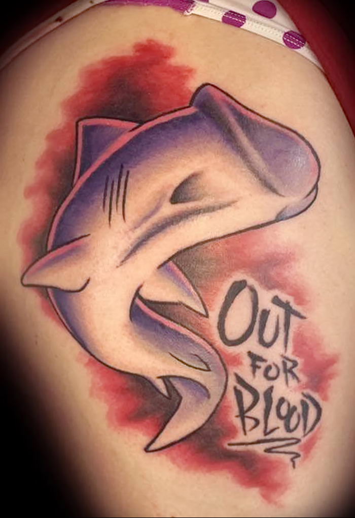 photo tattoo shark от 25.09.2018 №231 - drawing of the predator of the seas - tattoovalue.net