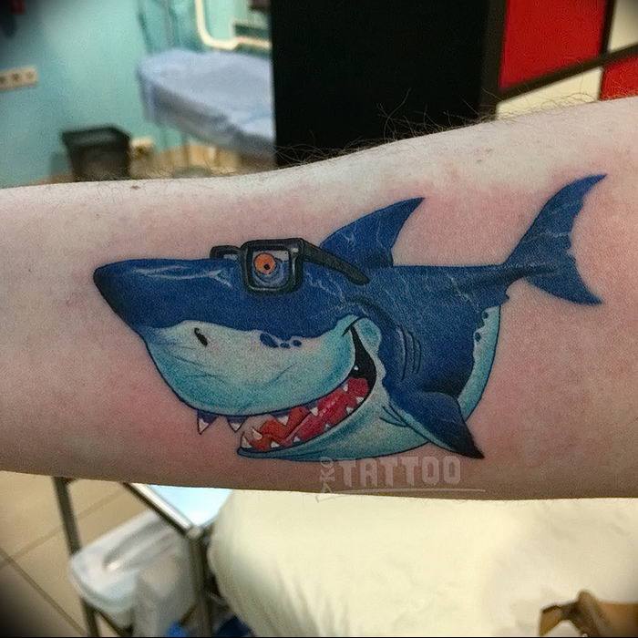 photo tattoo shark от 25.09.2018 №276 - drawing of the predator of the seas - tattoovalue.net