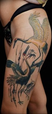 photo tattoo stork от 05.09.2018 №001 – drawing example – tattoovalue.net