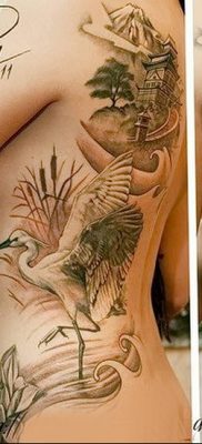 photo tattoo stork от 05.09.2018 №068 – drawing example – tattoovalue.net