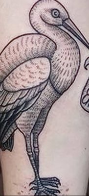 photo tattoo stork от 05.09.2018 №117 – drawing example – tattoovalue.net