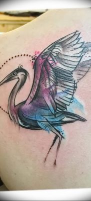 photo tattoo stork от 05.09.2018 №118 – drawing example – tattoovalue.net