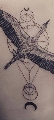 photo tattoo stork от 05.09.2018 №119 – drawing example – tattoovalue.net
