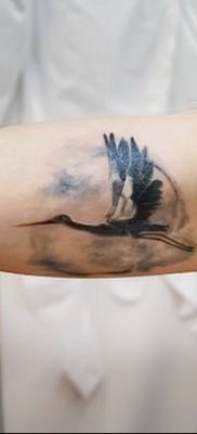 photo tattoo stork от 05.09.2018 №010 – drawing example – tattoovalue.net