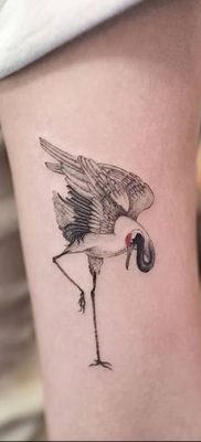 photo tattoo stork от 05.09.2018 №018 – drawing example – tattoovalue.net