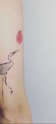 photo tattoo stork от 05.09.2018 №022 – drawing example – tattoovalue.net