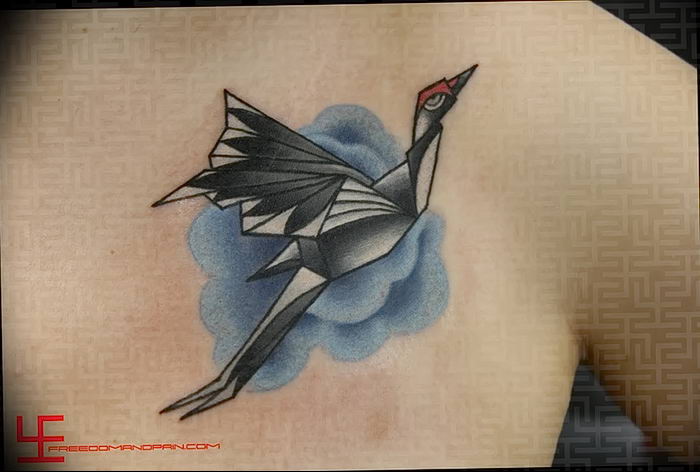 photo tattoo stork от 05.09.2018 №035 - drawing example - tattoovalue.net