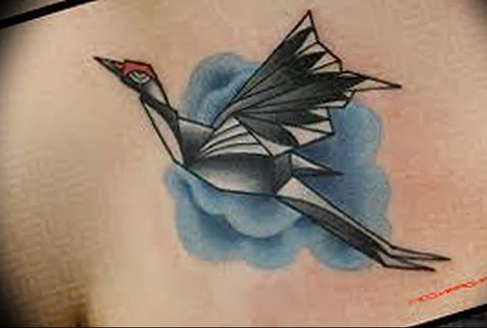 photo tattoo stork от 05.09.2018 №072 - drawing example - tattoovalue.net