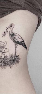 photo tattoo stork от 05.09.2018 №086 – drawing example – tattoovalue.net