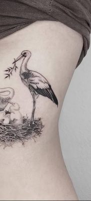 photo tattoo stork от 05.09.2018 №087 – drawing example – tattoovalue.net