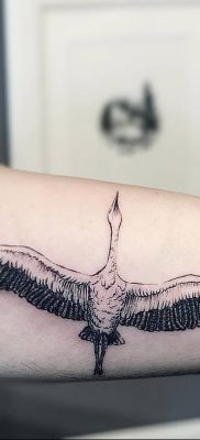 photo tattoo stork от 05.09.2018 №095 – drawing example – tattoovalue.net