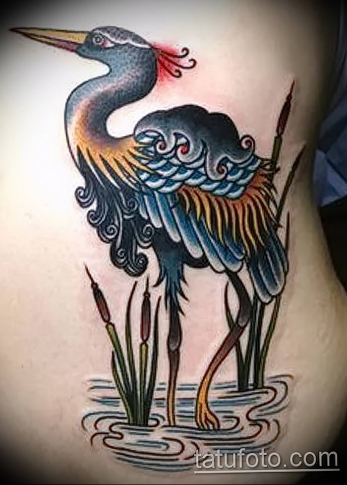 photo tattoo stork от 05.09.2018 №143 - drawing example - tattoovalue.net
