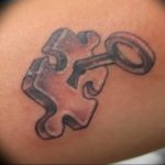 Photo tattoo keyhole 15.10.2018 №140 - example of tattoo - tattoovalue.net