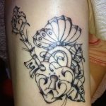 Photo tattoo keyhole 15.10.2018 №049 - example of tattoo - tattoovalue.net